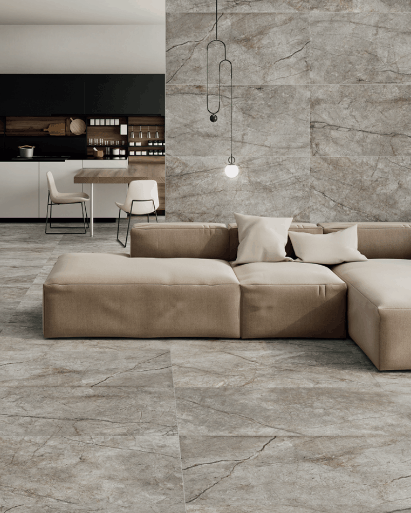 Carrelage Imitation Pierre Beige Mate 60X120 cm| Inoutlet Carrelages