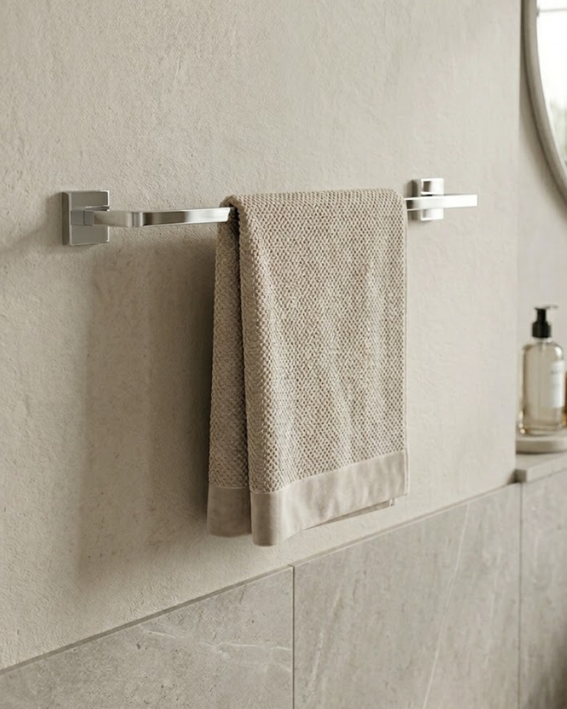 Porte-Serviette "Costa" Chrome | InOutlet Carrelages