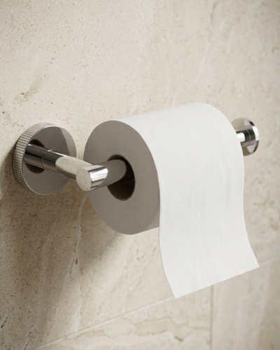 Porte-papier toilette "Slim" Chrome | InOutlet Carrelages