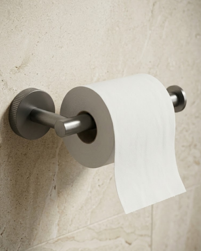 Porte-papier toilette "Slim" Gunmetal | InOutlet Carrelages