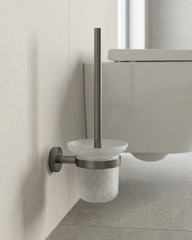 Porte Brosse Toilette "Slim" Gunmetal | InOutlet Carrelages