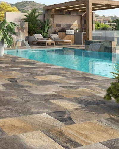 Carrelage Imitation Pierre de Bali Komy stone  30X60 cm | Inoutlet Nice