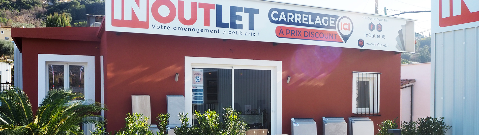 Magasin InOutlet carrelage Nice 06